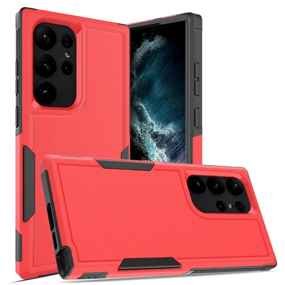 Прочный ударопрочный чехол для телефона Samsung Galaxy S25 Ultra S24 Plus S23 FE S22 S21 TPU+PC Otter Back Cover Box