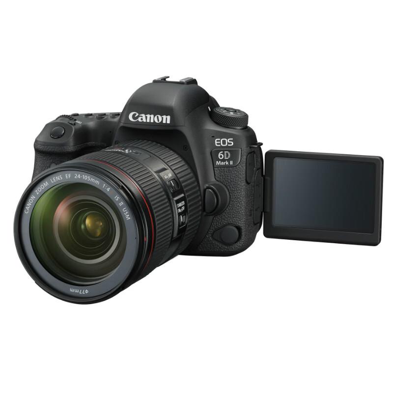 Canon Полнокадровая цифровая зеркальная камера Canon EOS 6D Mark II с объективом EF 24-105mm f/4L IS II USM (комплект) (Китайская версия)