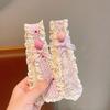 Contrasting Fabric Patchwork Paste Headband Bow Hair Accessories Sweet Hair Holder  Kids