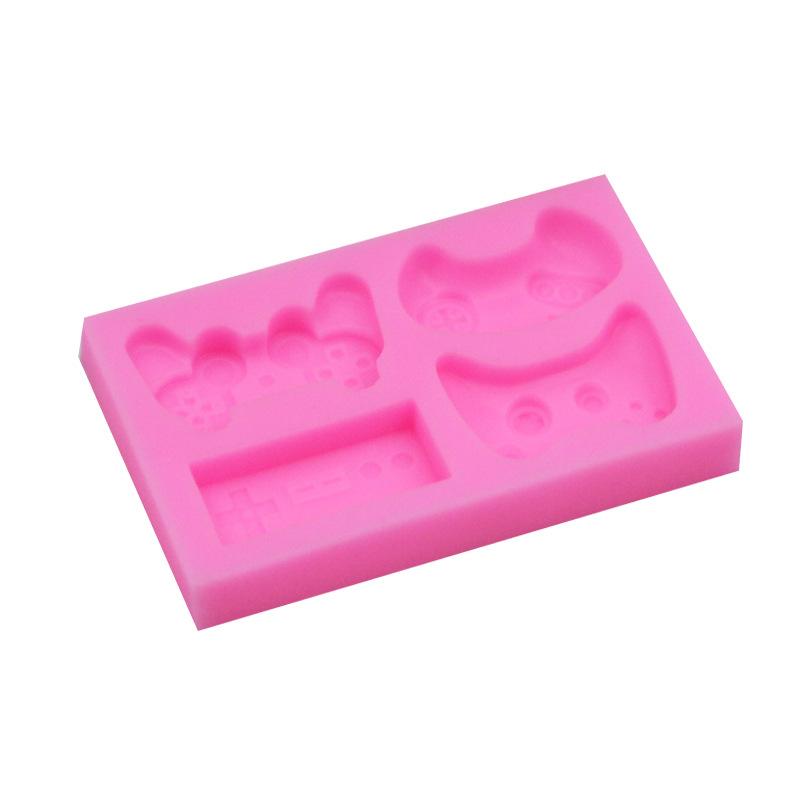Silicone Mold Controller Gamepad Game Boy Gift Mould Sugar Craft Fondant Cake Decorating Animal Mould Baking Tool Drop Shipping