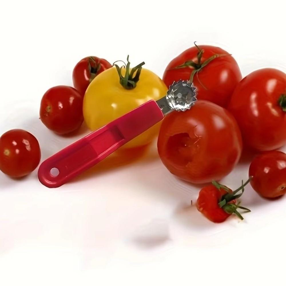 4pcs Stainless Steel Vegetable Corer with Hole Fruit Corer Extractor Fruit Corer Tool  Dessert
