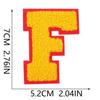 Mixed Color 7Cm Towel Embroidery English Letters Cloth Sticker Clothing Accessories Letter Sticker Computer Embroidery Chapter Boy Ironing Letters
