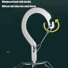Windproof Drying Rack Stainless Steel Bra Sock Drying Holder Organizer Drying Socks Clip Multi-Functional Household Hanger