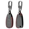 Кожаный чехол для ключа для Ford Focus RS Fiesta Mondeo Kuga B-Max Grand C-Max S-Max Galaxy Keyless Fob Shell Holder Protector