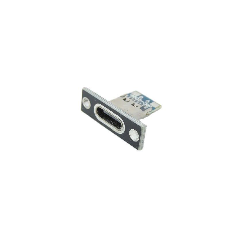 5 шт. 2-контактный 4-контактный разъем USB Type-C 3.1 Type-C тип C гнездовой разъем для зарядки порт USB 3.1 тип C крепление гнезда фиксирующая пластина