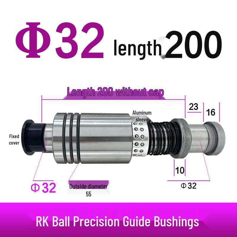 Replacement Disc Mill Mold Accessories - Cross Roller Rolling Rubber Sleeve & Outer Guide Post Bushing Set