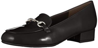 Эмалевые лоферы с перемычкой 6194 Черная эмаль 22 см E [Macintosh Philosophy]