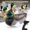 New 2.4G Simulation Duck Remote Control Boat Waterproof Electric Water Animal Summer Outdoor Swimming Pool Children's Toy Gift Creative Speedboat