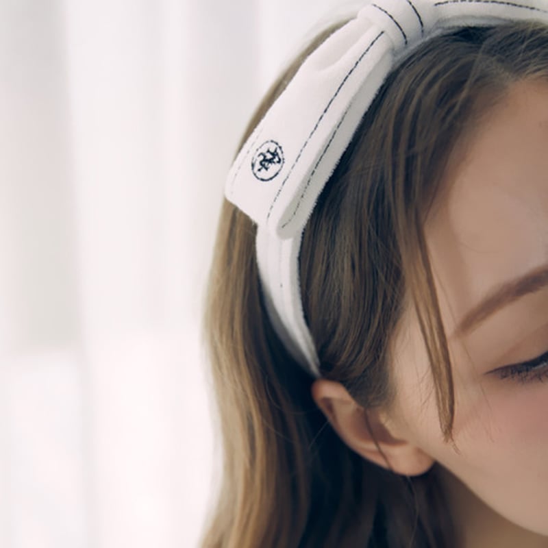 АНОЭТИЧЕСКАЯ КОКО ЛЕНТА ОБОДОК ДЛЯ ВОЛОС_БЕЛЫЙ