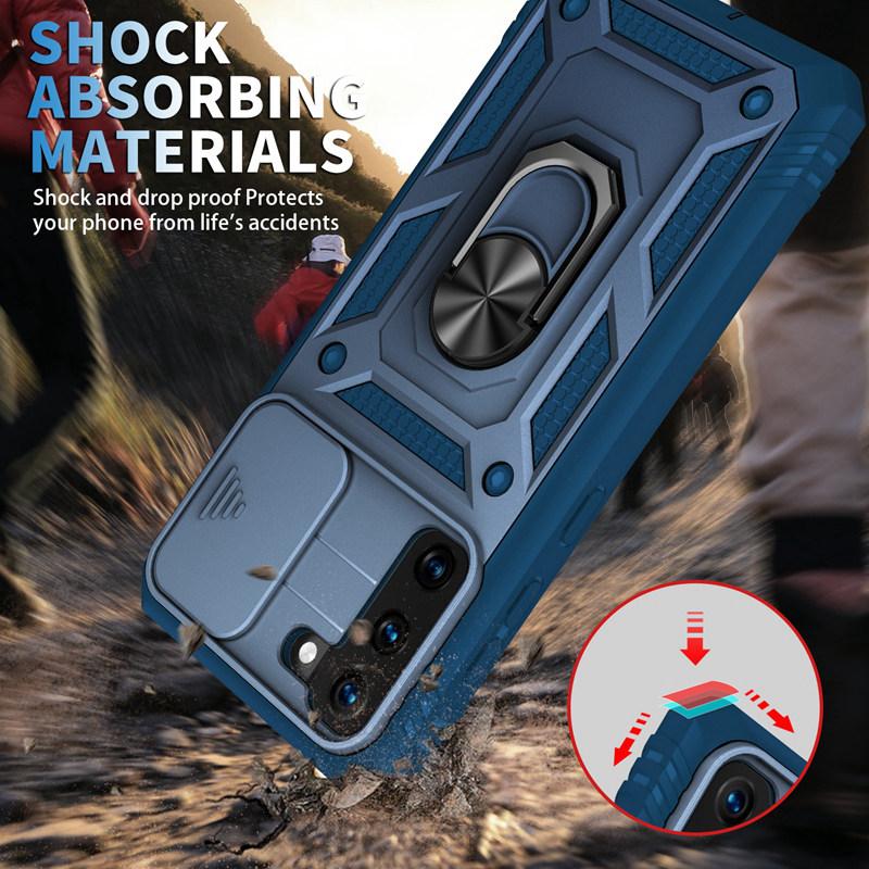 Противоударный чехол Volledige Beschermende со стандартным чехлом для Samsung iPhone Mix-Kleur Armor, резиновый чехол