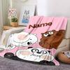 Custom Name Bears Parade Party Blanket For Couch Bed Plush Cozy Fuzzy Blanket Super Soft Warm Blankets For Fall And Winter 091656