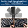 Electric BBQ Brush BBQ Cleaning Brush Angle Adjustable Portable Powerful Cleaning Heavy Oil Brush Outdoor Household CleaningTool