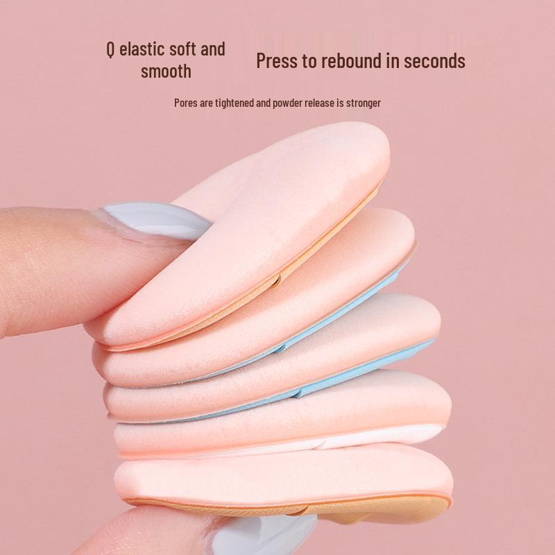 Pinky Air Cushion Dual-Use Mini Finger Powder Puff for Liquid Foundation