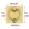 Ручка-тяга Bat квадратное кольцо антикварная ручка для ящика ретро дверное кольцо ручка для шкафа