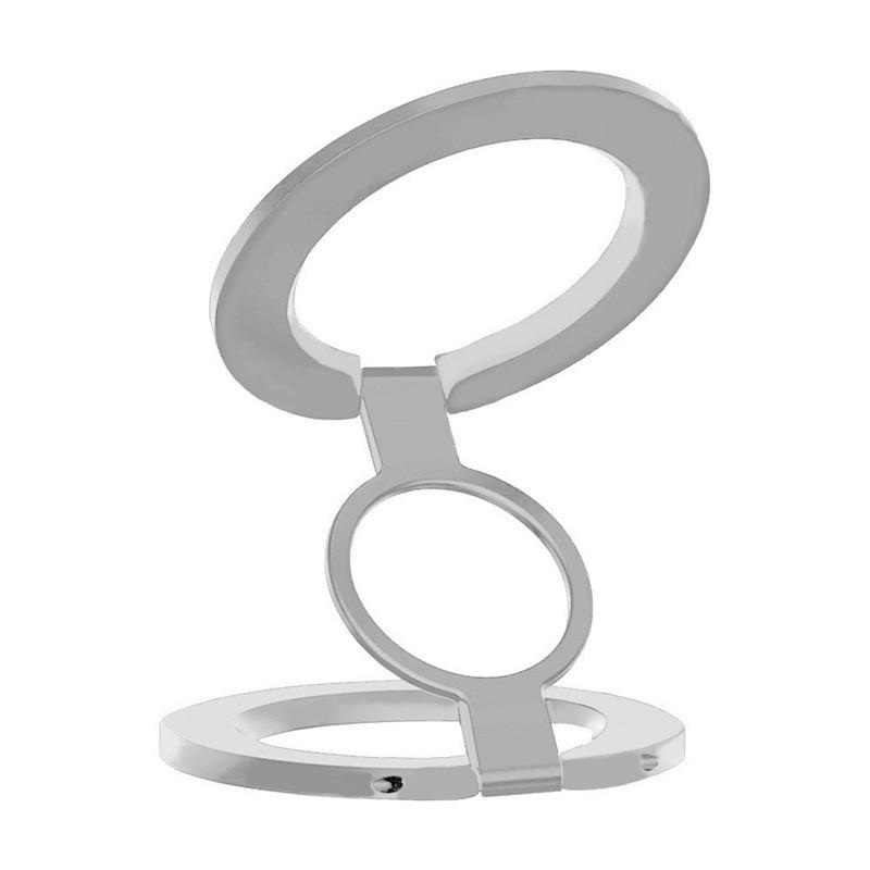 360 Rotating Magnetic Phone Holder With Ring Stand Aluminum Foldable Multi-Scenario Mount Car Desk Bed Bathroom Office
