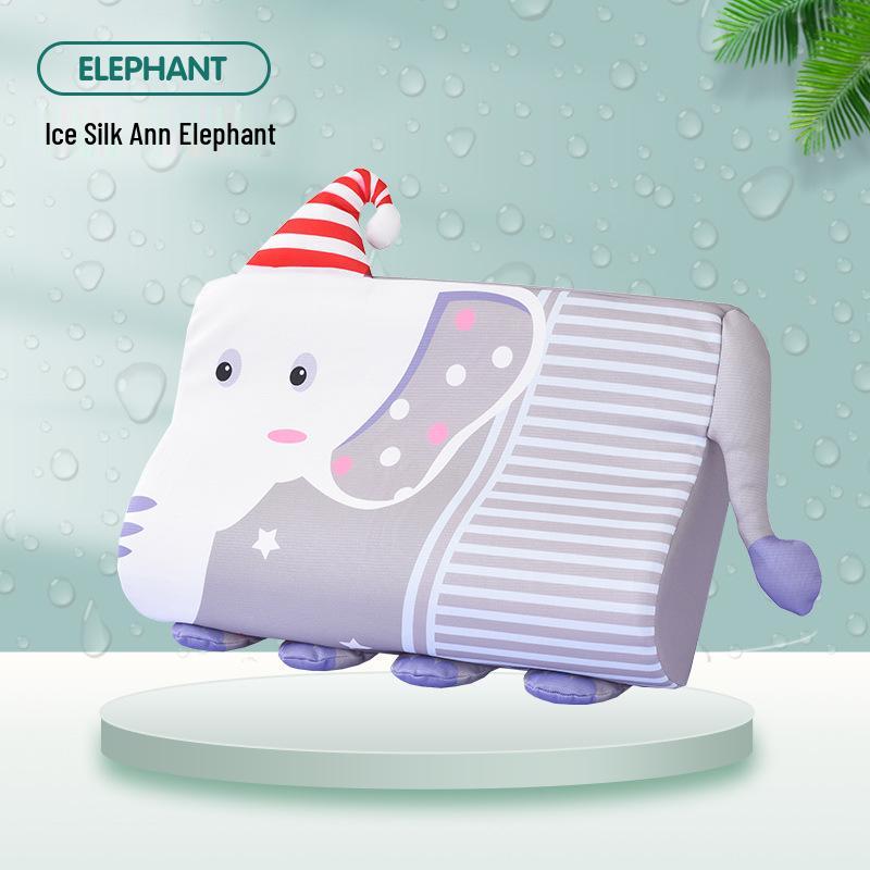 Cute Cartoon Memory Foam Neck Pillow for Pressure-Free Sleep with Pillowcase