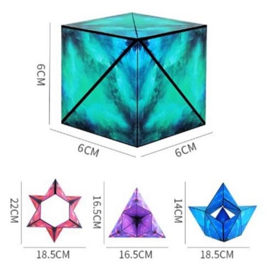 Samar Magnet Transformation Space Magic Cube Set 4P, Korean Popular Puzzles