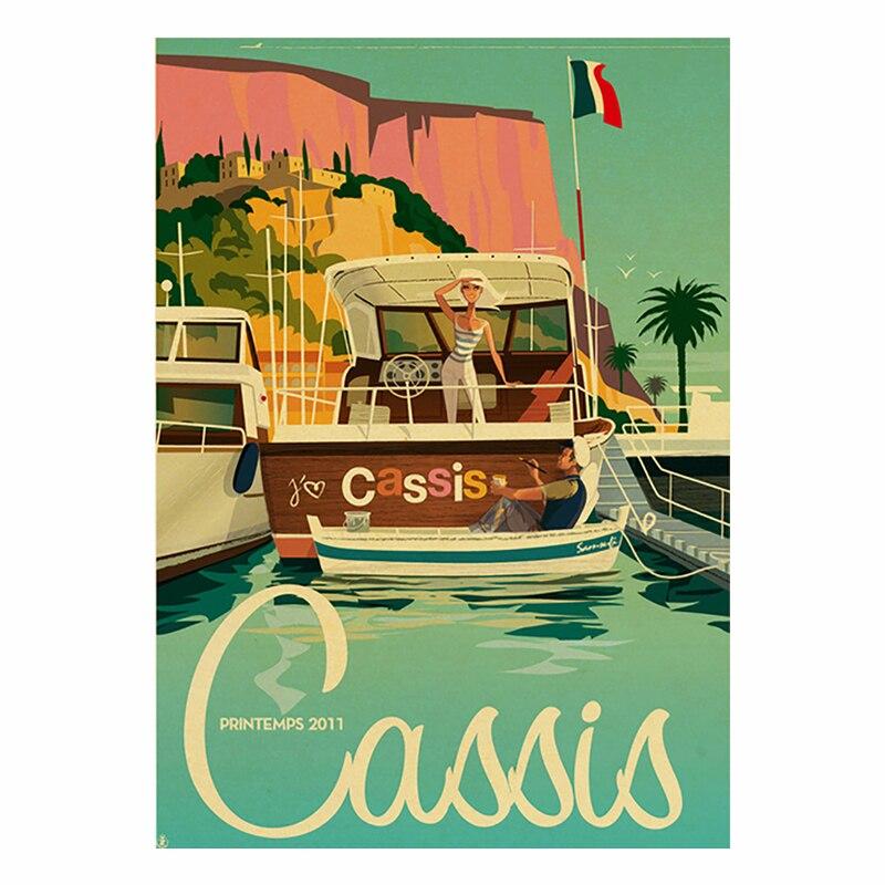 Винтажные металлические таблички с городами и пейзажами для путешествий Италия Япония Таиланд Таити Ретро-постеры для декора дома, бара, паба, клуба