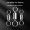 Figure 8 Connector: Super Strong Tension, High Speed Alloy Mother & Child Ring for Bulk Fishing Accessories.