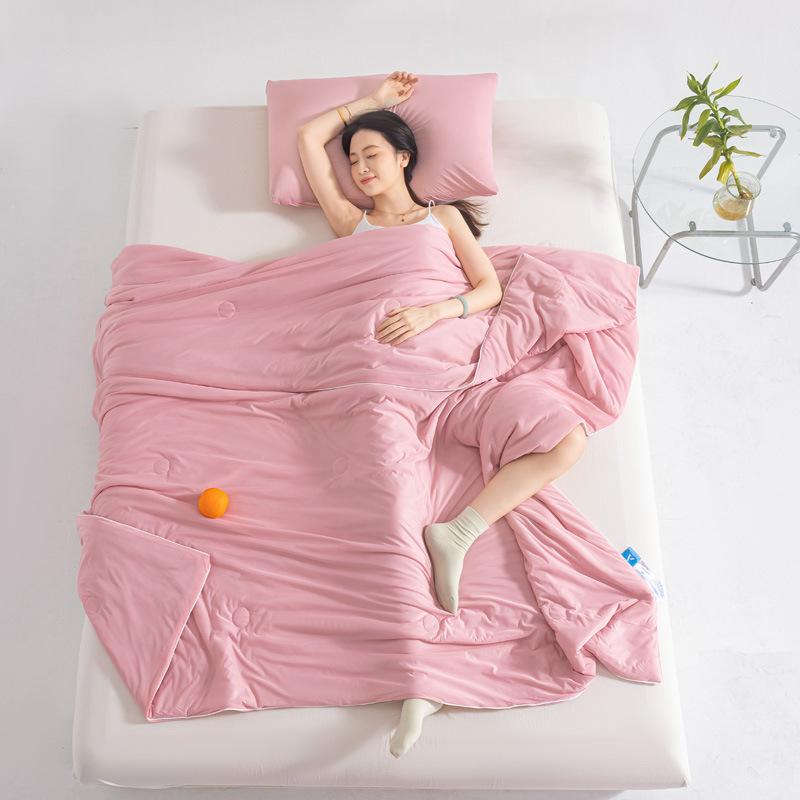 Однокомпонентное летнее одеяло из ледяного шелка, замороженное кондиционерное тонкое одеяло, студенческое общежитие, одеяло для машинной стирки