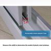 4Pcs Push Pull Window Pulley with Screws Sliding Window Door Roller Double Wheel Glass Door Sliding Roller Door Hardware