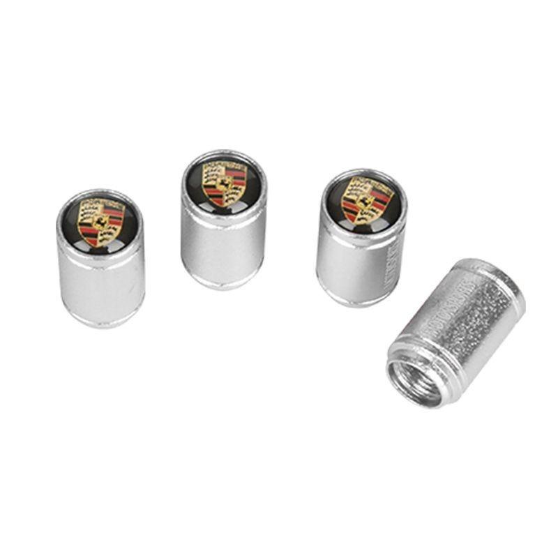 4 шт. Колпачки для клапанов колес автомобиля из алюминиевого сплава, Крышки штоков шин для Porsche Panamera Macan 911 718 Taycan Boxster Cayman 918 Pajun