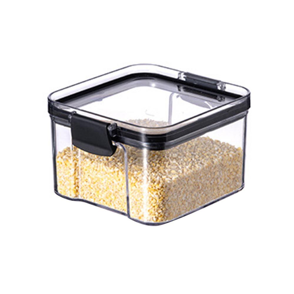 Sealed Lid Airtight Storage Container Transparent Cereal Storage Box Pantry Organizer