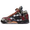 Air 5 Retro GS Клетчатый Черный Total Orange Темно-синий FD4814-008