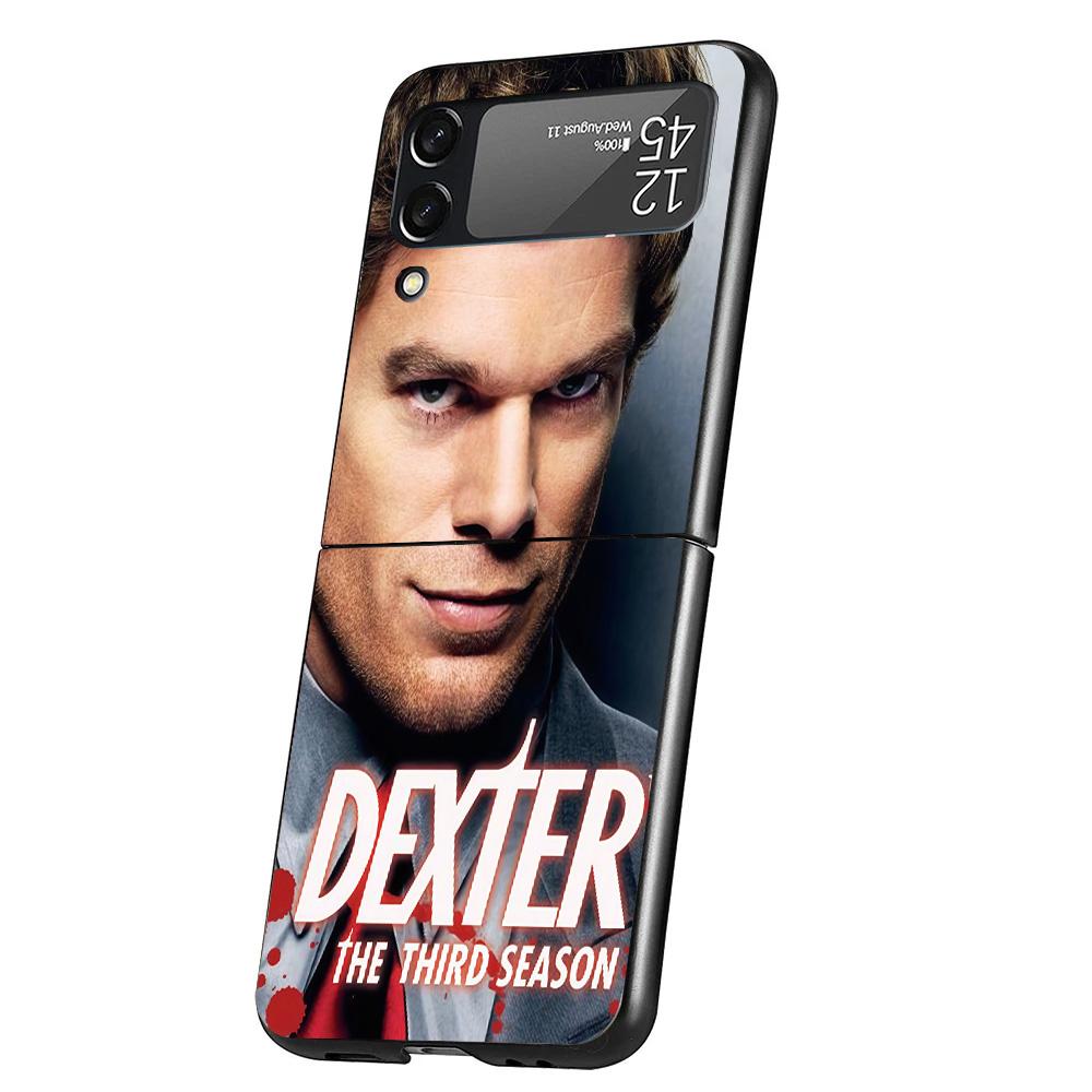 TV Show Dexter Morgan Cover Phone Case For Samsung Galaxy Z Flip 7 6 5 4 3 5G Flip7 Flip6 Flip5 Flip4 Flip3 Black Fundas Shell