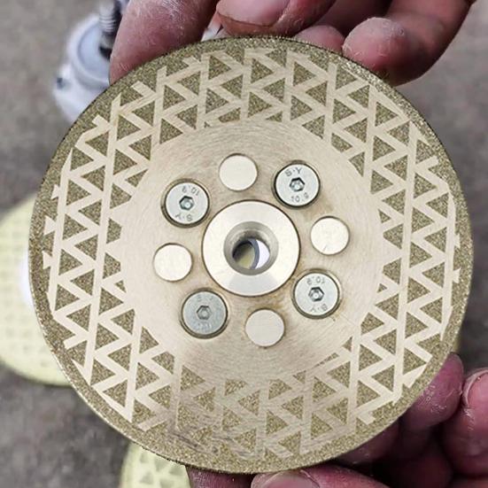 Алмазный шлифовальный диск M14 Диск для угловой шлифмашины Гальванический 40-зернистый Отрезной диск Быстрая резка Алмазный диск Высокоточный отрезной диск