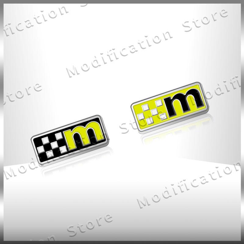 3D Metal Performance M Flag Emblem Mountune Racing Badge Rear Trunk Fender Body Sticker For Ford Focus Fiesta Mondeo Kuga