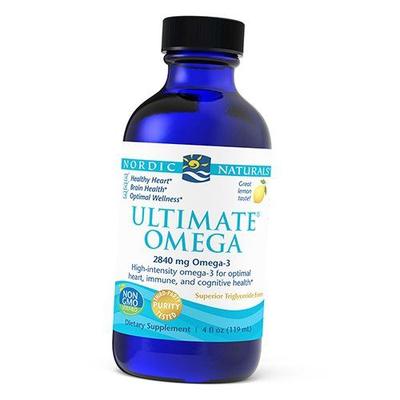 Жидкая Омега, Ultimate Omega Liquid, 119мл Лимон (67352024)