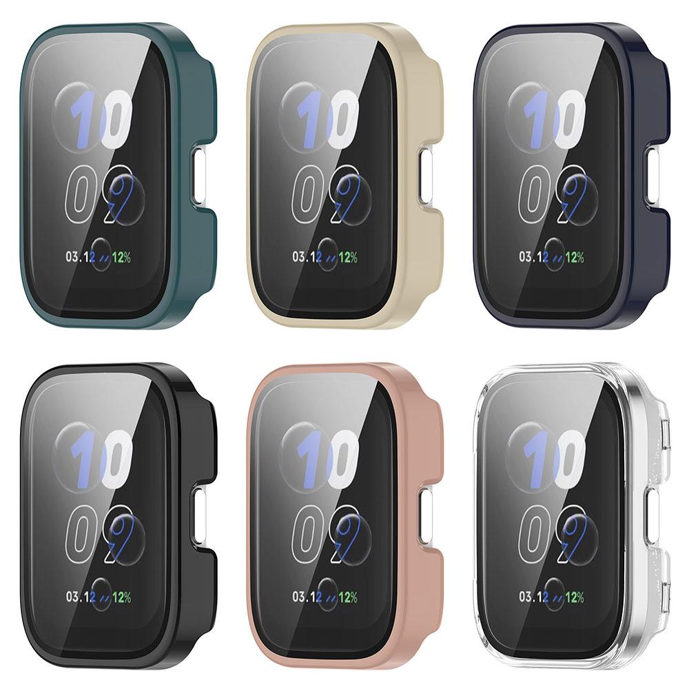 Защитный чехол для ПК + Закаленное стекло для Huami Amazfit Bip 5 Unity, противоударный жесткий бампер, полное покрытие экрана для Bip5 Unity