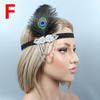 Women Hair Accessories Feather Headband Rhinestone Beaded Party Headpiece 1920s Vintage Gatsby MIT