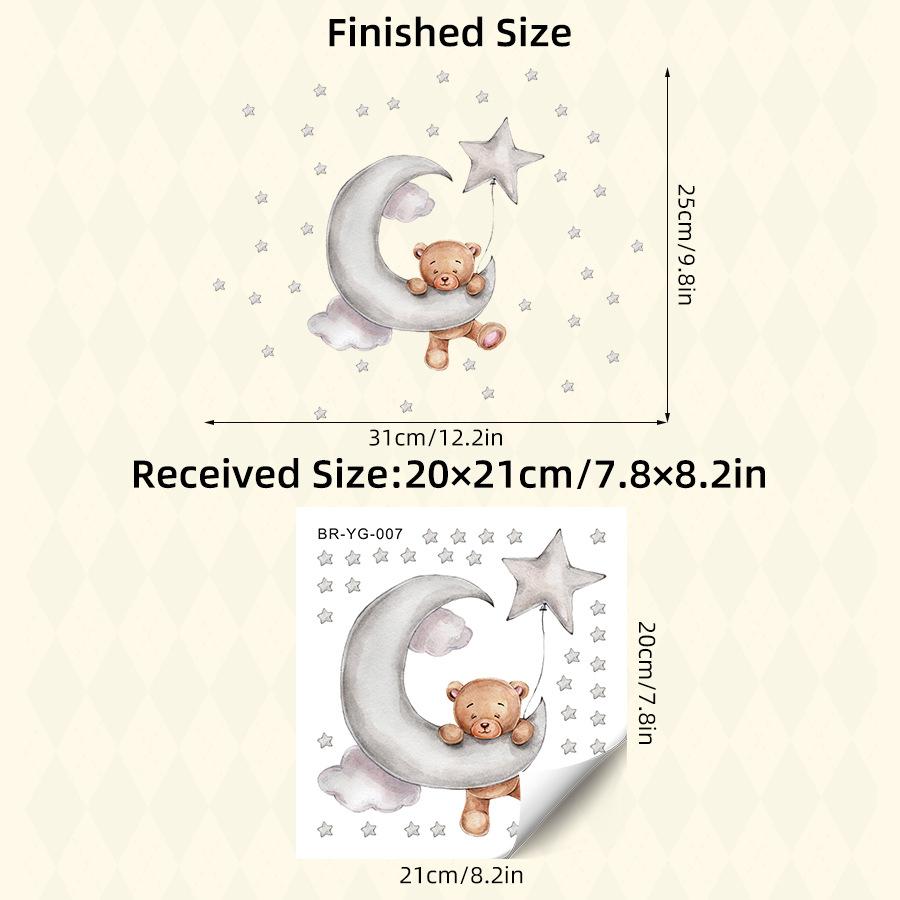 Светящиеся наклейки на стену «Фея-русалка», декор для детской спальни, светящиеся в темноте наклейки-бабочки для переключателей обоев