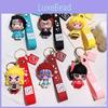 Adorable Demon Slayer Keychain Cute Plastic Figure For Car And Bag Decoration