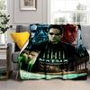 1pc Neo's Awakening: The Matrix Poster Analysis Cartoon Blanket,Portable Throw for Travel & Camping, All Season Cozy Blanket,Ideal Gift