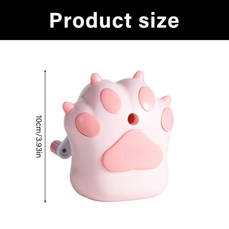 Cats Inspired Pencil Sharpener With Mechanism Large Storage Capacity   For Students And Office