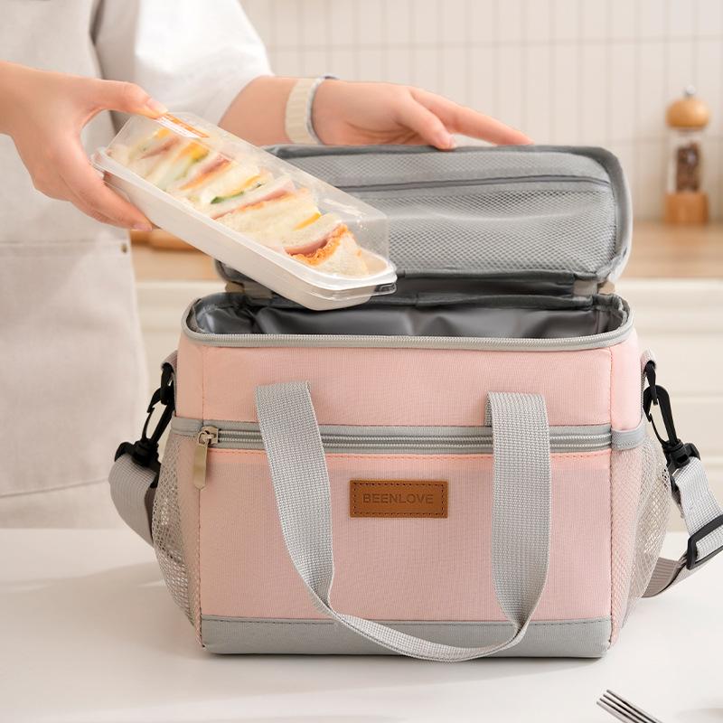 Beilin's best-selling insulated bag, large-capacity tote picnic bag, shoulder ice bag, portable camping and travel lunch bag