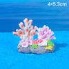 Mini Resin Fish Tank Accessories Cute Colorful Aquarium Plants Decoration Resin Reef Rock Artificial Coral Desktop Adornment