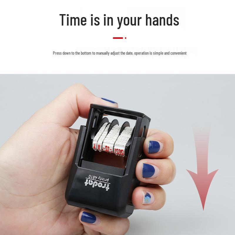 Самонаборный датер Trodat 4810, 3,8x20мм, Регулируемый, Даты на китайском и английском языках