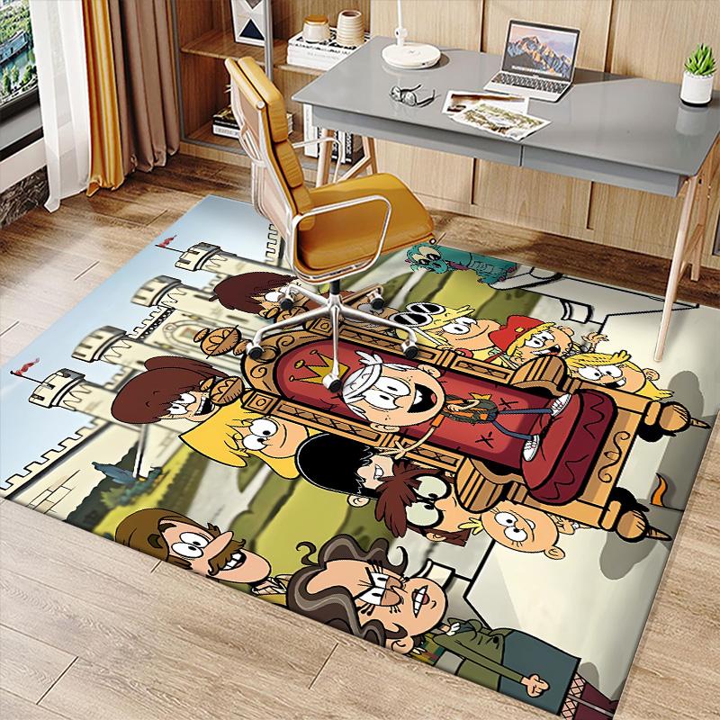 The Loud House1 Printed Absorbent Washable Carpet, Non-Slip Bathroom Mats, Kitchen Rugs, Yoga Mat,Living Room Entrance, Camping Picnic Rugs