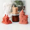 3D Европейское Здание Дом Силиконовая Форма для Свечей DIY Ручная Работа Ароматерапия Гипс Смола Мыловарение инструменты для изготовления свечей