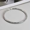 S925 Sterling Silver Korean Fashion Minimalist Bracelet Instagram Small Luxury Gift Heart Little Star Girl Bracelet Opening