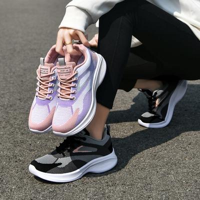 Женские кроссовки для женщин, черные кроссовки для бега, дышащая спортивная обувь, мужские, женские, легкие кроссовки больших размеров