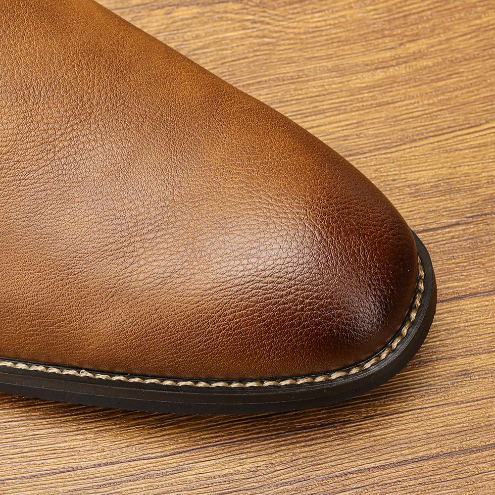 Кожаные мужские ботинки «Челси» Удобные весенние ботильоны