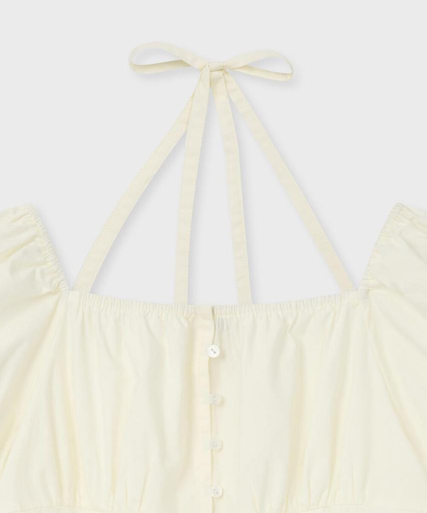 FALLETT Puff Blouse Ivory