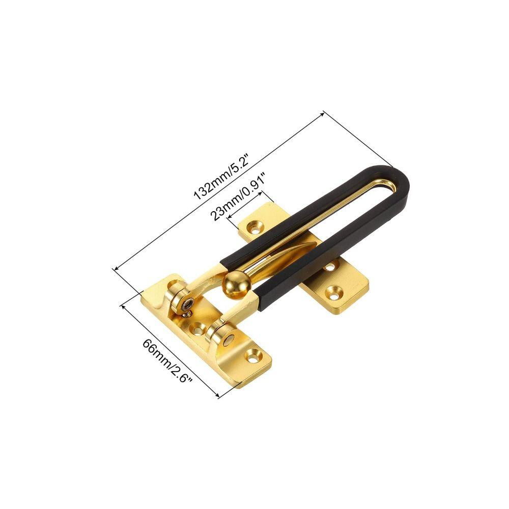 Durable Zinc Alloy Sliding Door Catch Thickening Solid Bolt Door Bolt Security Mute Door Hasp Hotel