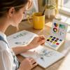 Solid Solid Watercolor Paint Set 12 Colors Watercolor Kit Creative Set Art Paint Set  Student Use