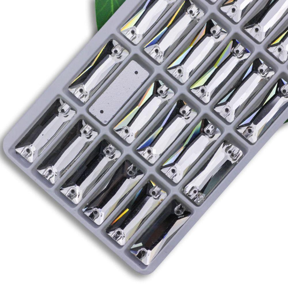 DIY Long Strip Rhinestone Sew on Irregular Diamond Wedding Dress Shoes Bags Clothes Accessories